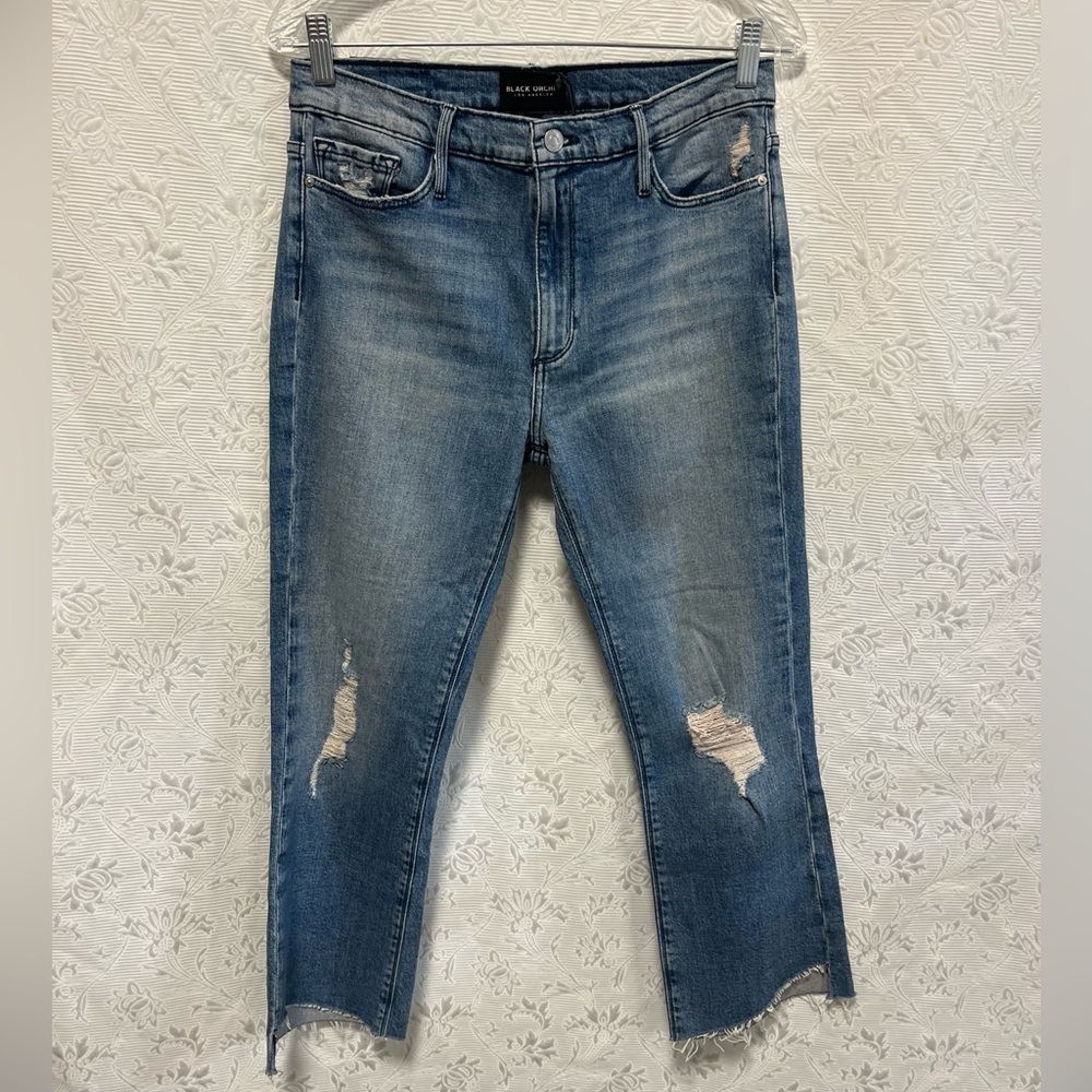 NWT Black Orchid Size 28 Cindy Slant Jeans